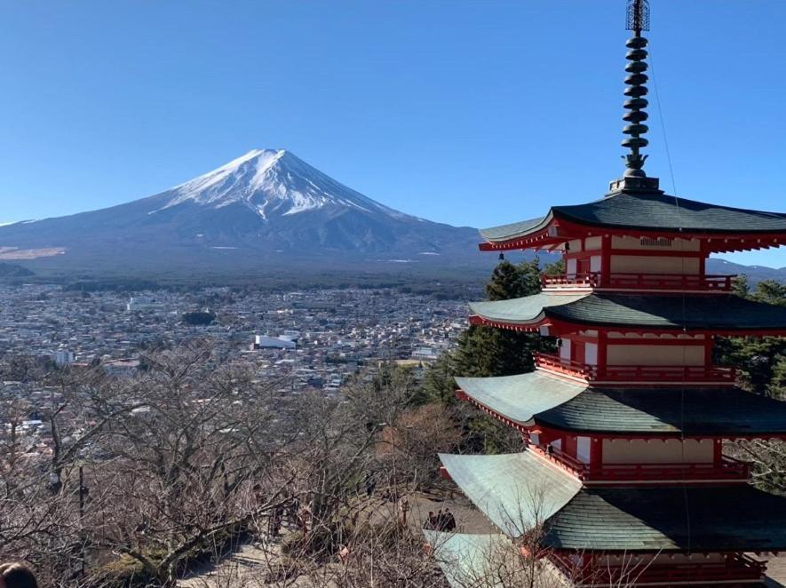 富士山を眺められる宿 ゲストハウス花水木 Nishikatsura Exterior foto